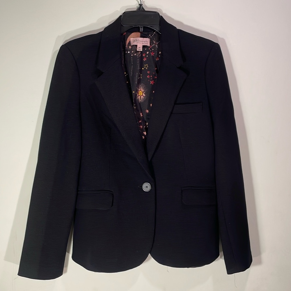 Ladies black Philosophy blazer/ jacket